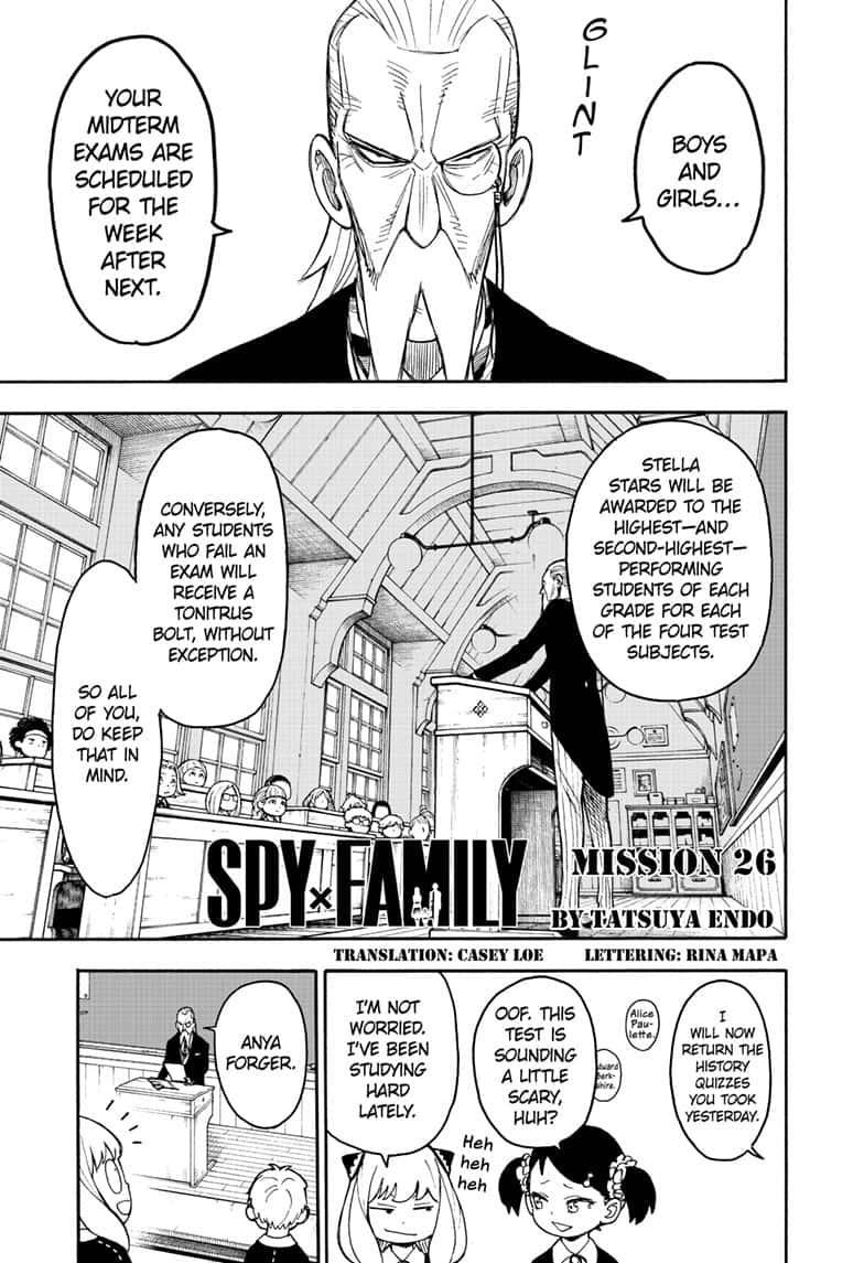 Spy X Family Chapter 26 page 1 - Mangakakalot