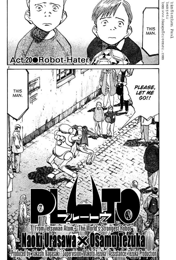 Pluto Vol.3 Chapter 20 : Robot-Hater page 3 - Mangakakalot