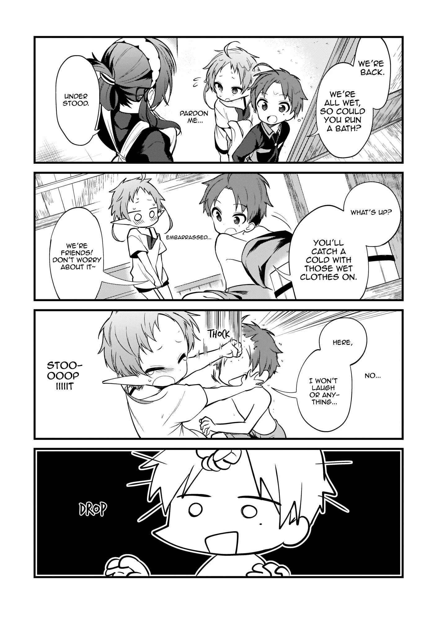 MUSHOKU TENSEI: EVEN IF IT'S A 4-KOMA, I'LL GET SERIOUS chapter-3 Page 14