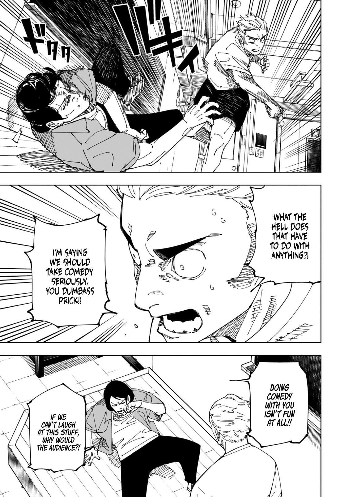 Jujutsu Kaisen Chapter 241: Idiot Survivor!! ~Move On Up~ page 6 - Mangakakalot