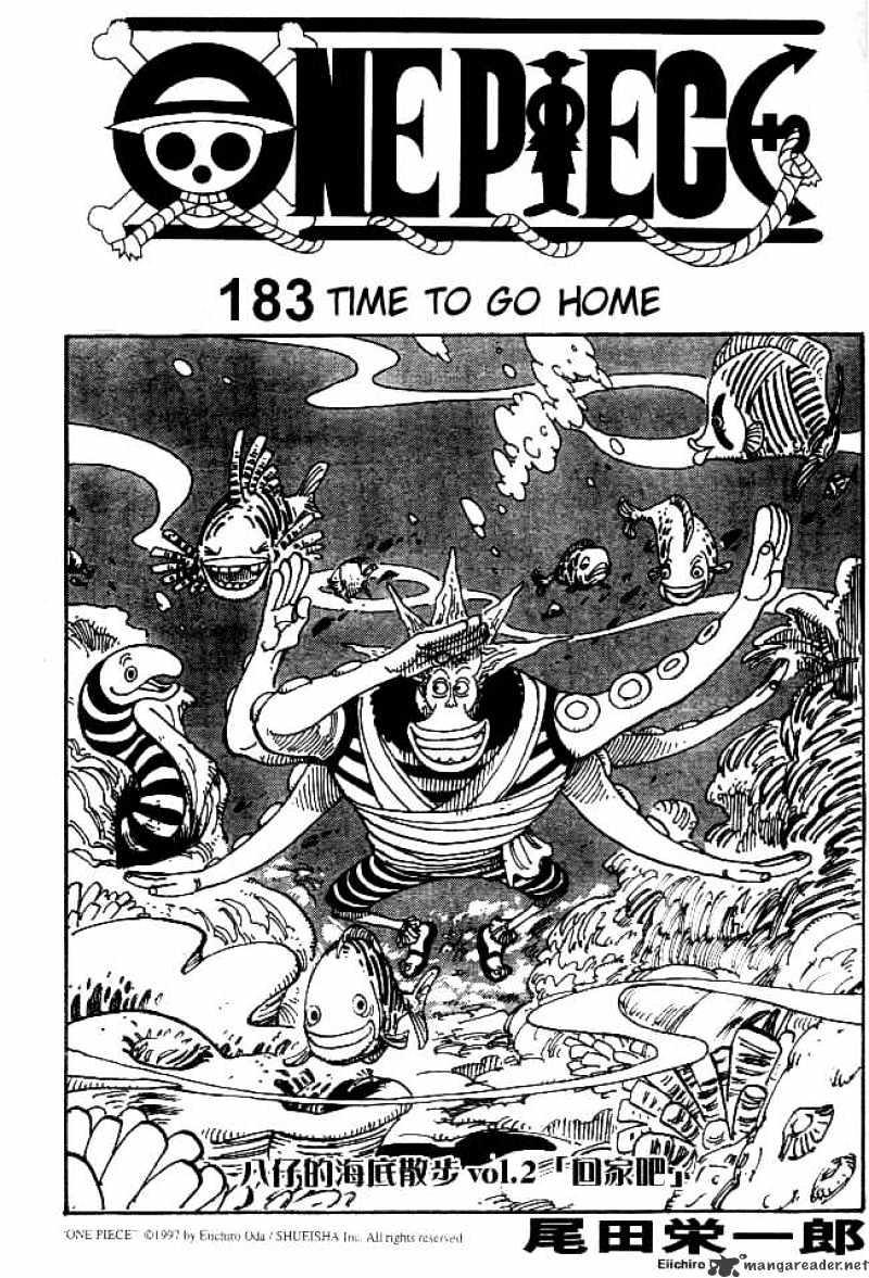 One Piece Chapter 183 : Time To Go Home page 1 - Mangakakalot