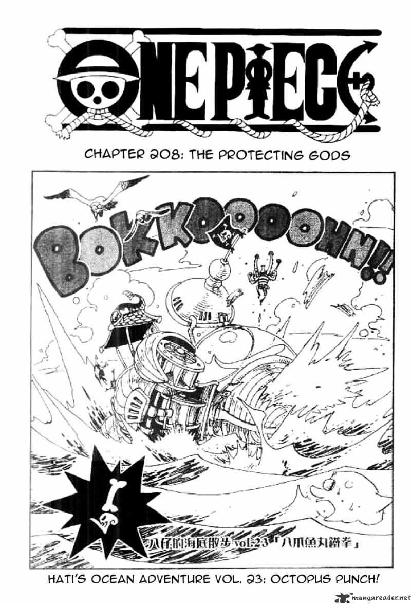 One Piece Chapter 208 : The Protecting Gods page 1 - Mangakakalot