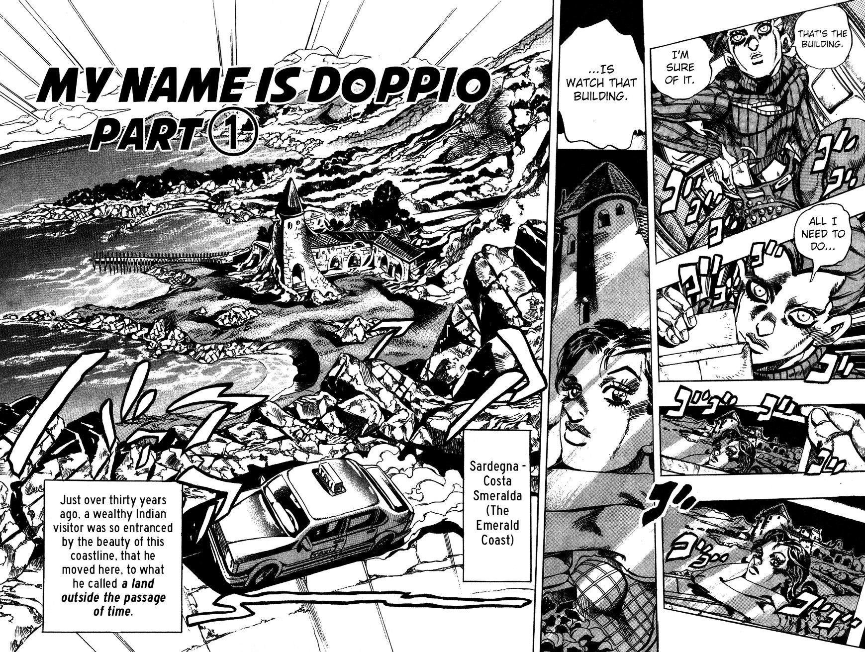 Jojo's Bizarre Adventure Vol.66 Chapter 542 : My Name Is Doppio - Part 1 (Official Color Scans) page 3 - 