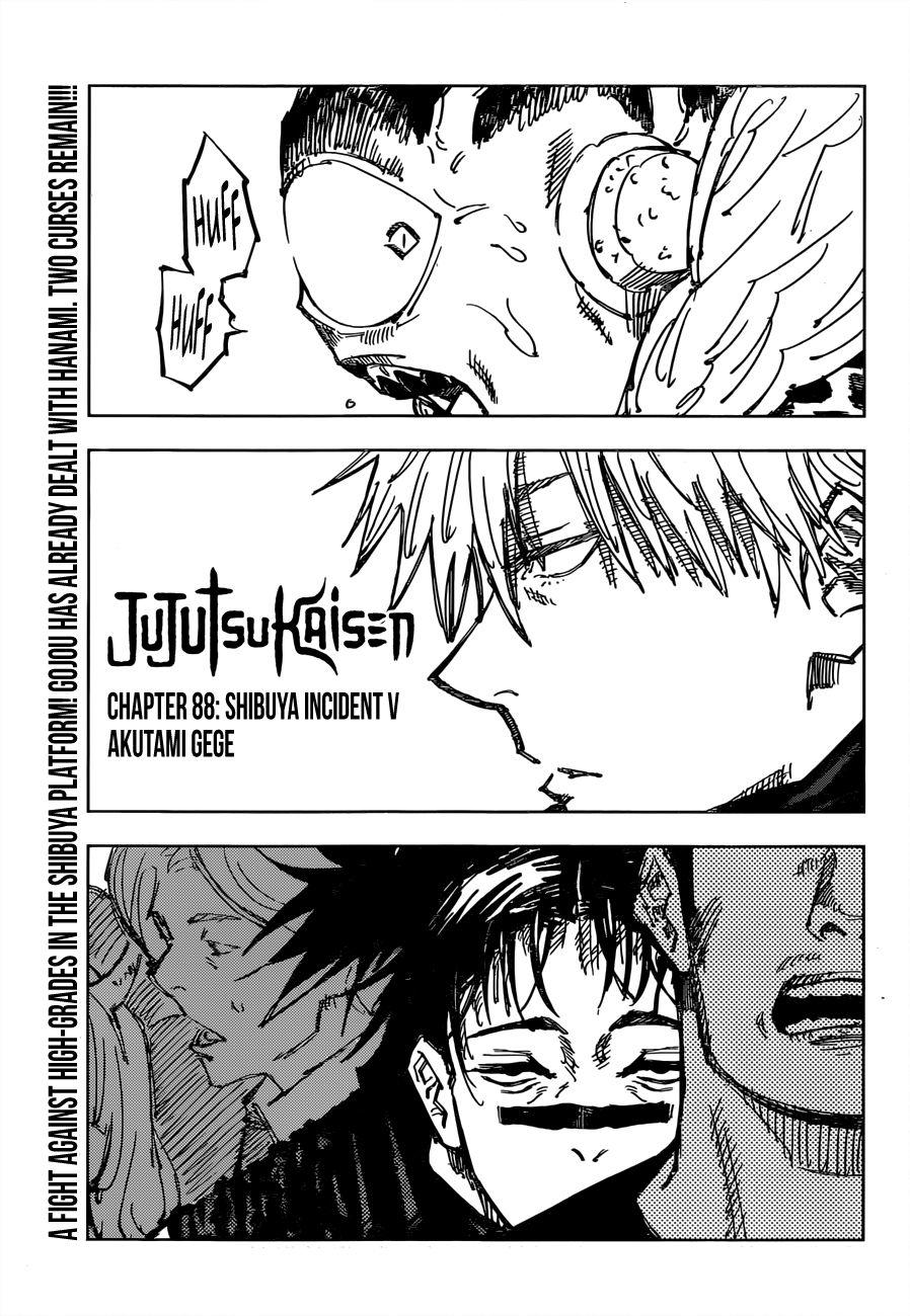 Jujutsu Kaisen Chapter 88: Shibuya Incident V page 1 - Mangakakalot