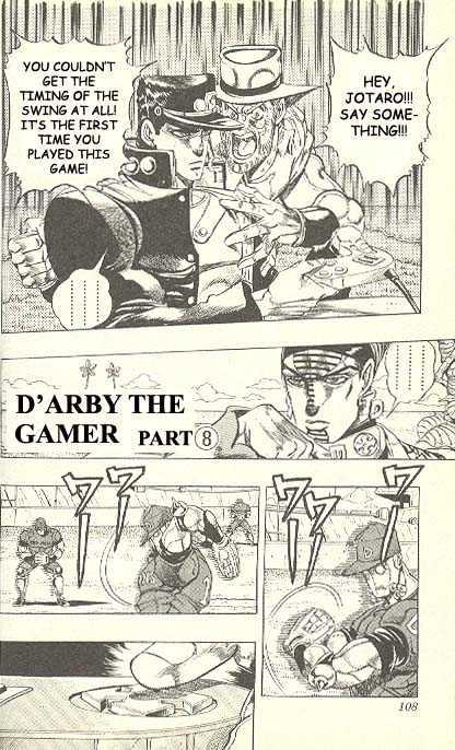 Jojo's Bizarre Adventure Vol.25 Chapter 234 : D'arby The Gamer Pt.8 page 1 - 