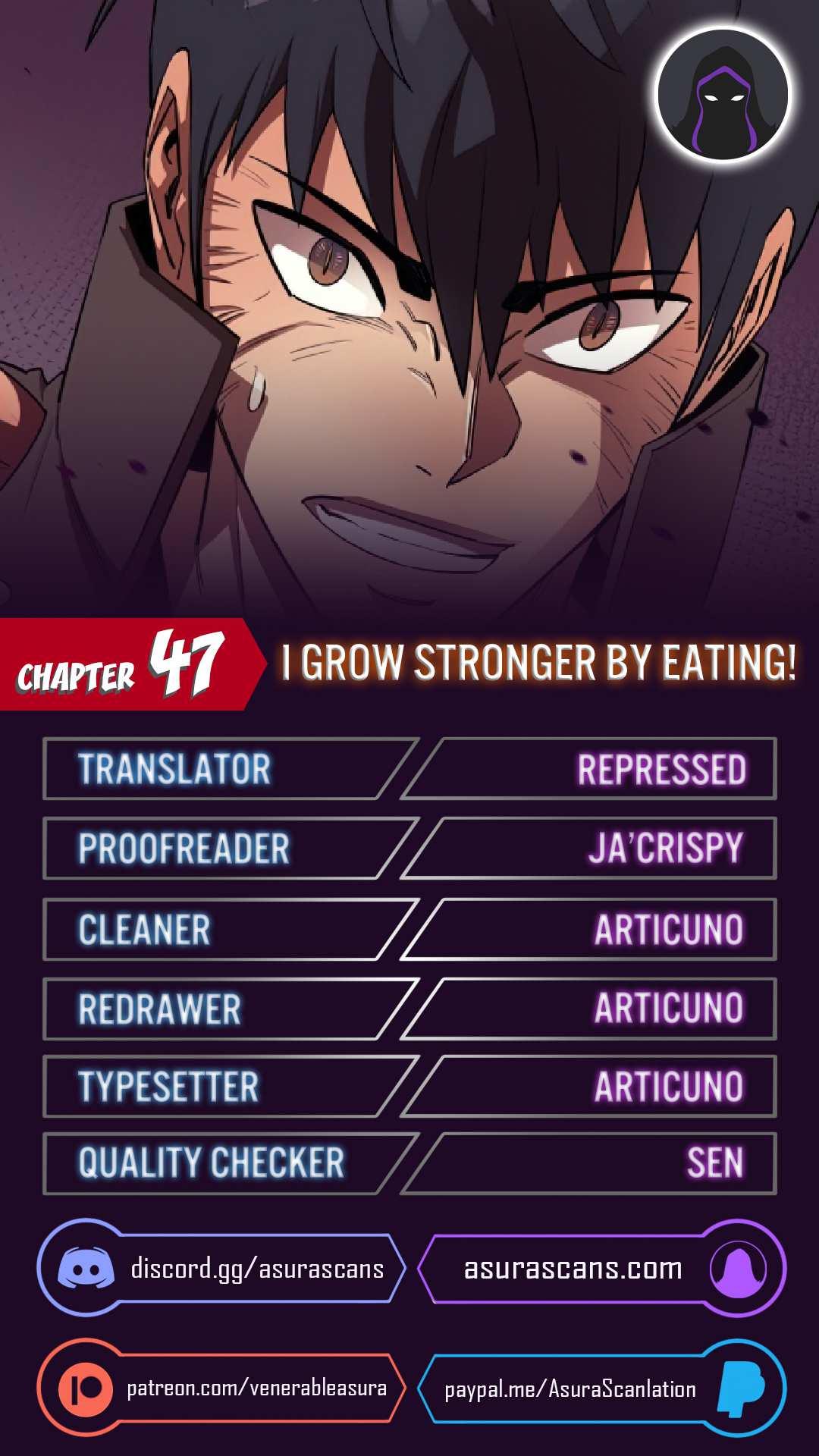 I Get Stronger By Eating Read I Grow Stronger By Eating! Chapter 47 on Mangakakalot