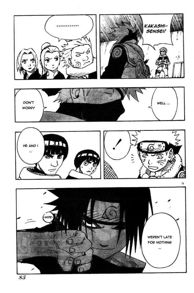 Vol.13 Chapter 112 – Sasuke’s Taijutsu…!! | 18 page