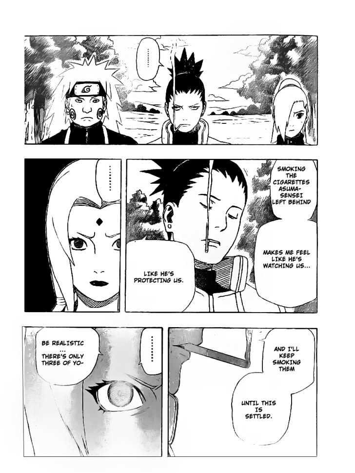 Naruto Vol.37 Chapter 331 : Team Ten Moves Out  