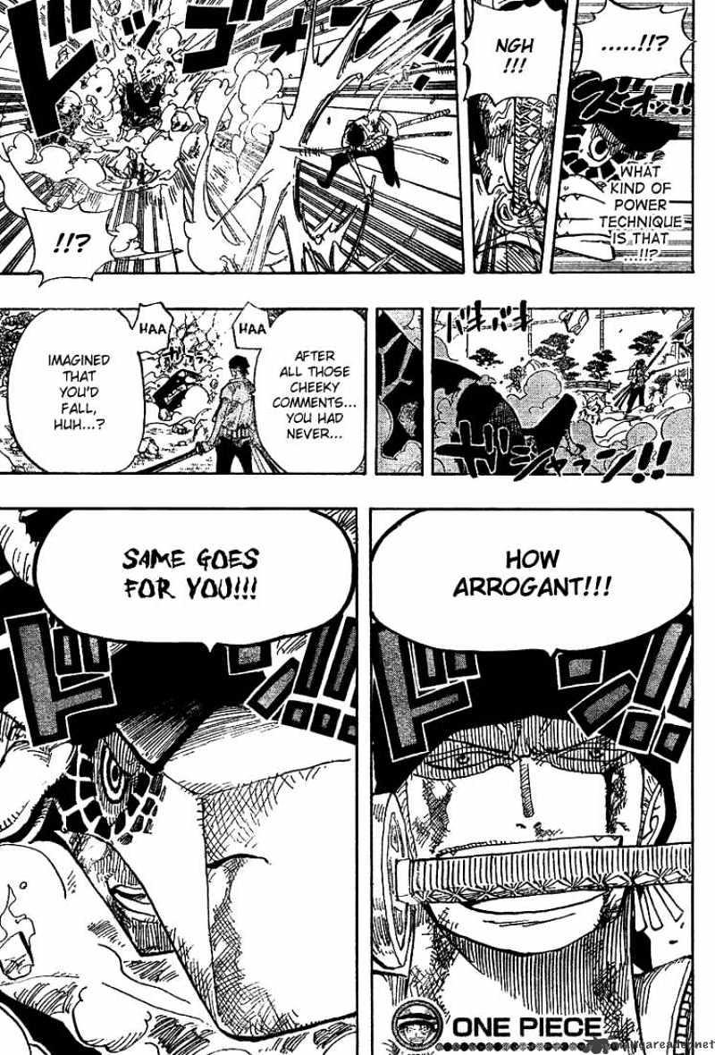 One Piece Chapter 416 : Zoro Vs Kaku page 19 - Mangakakalot