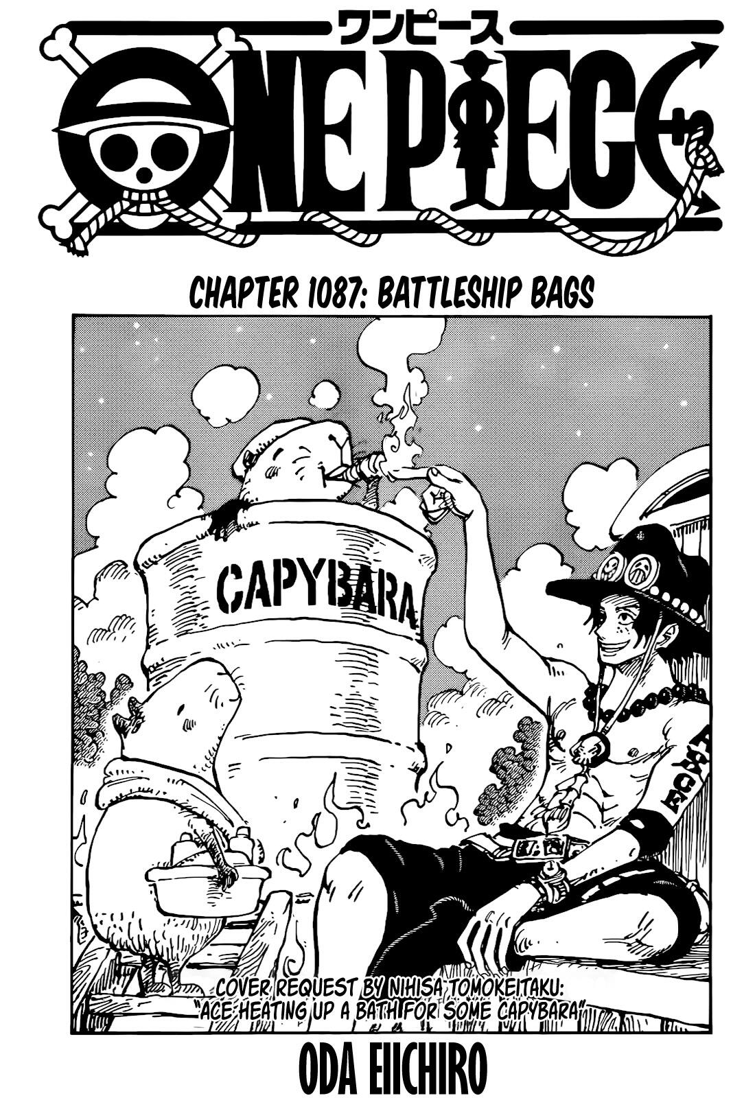 Read One Piece Chapter 1087: Battleship Bags On Mangakakalot