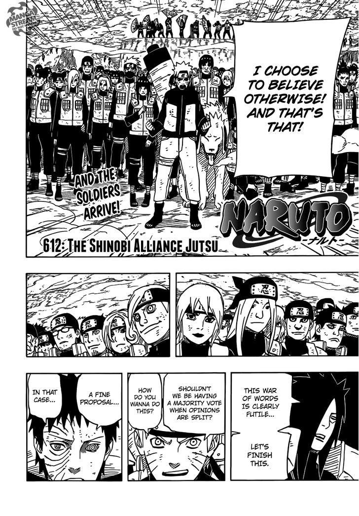 Vol.64 Chapter 612 – Allied Shinobi Forces Technique!! | 2 page