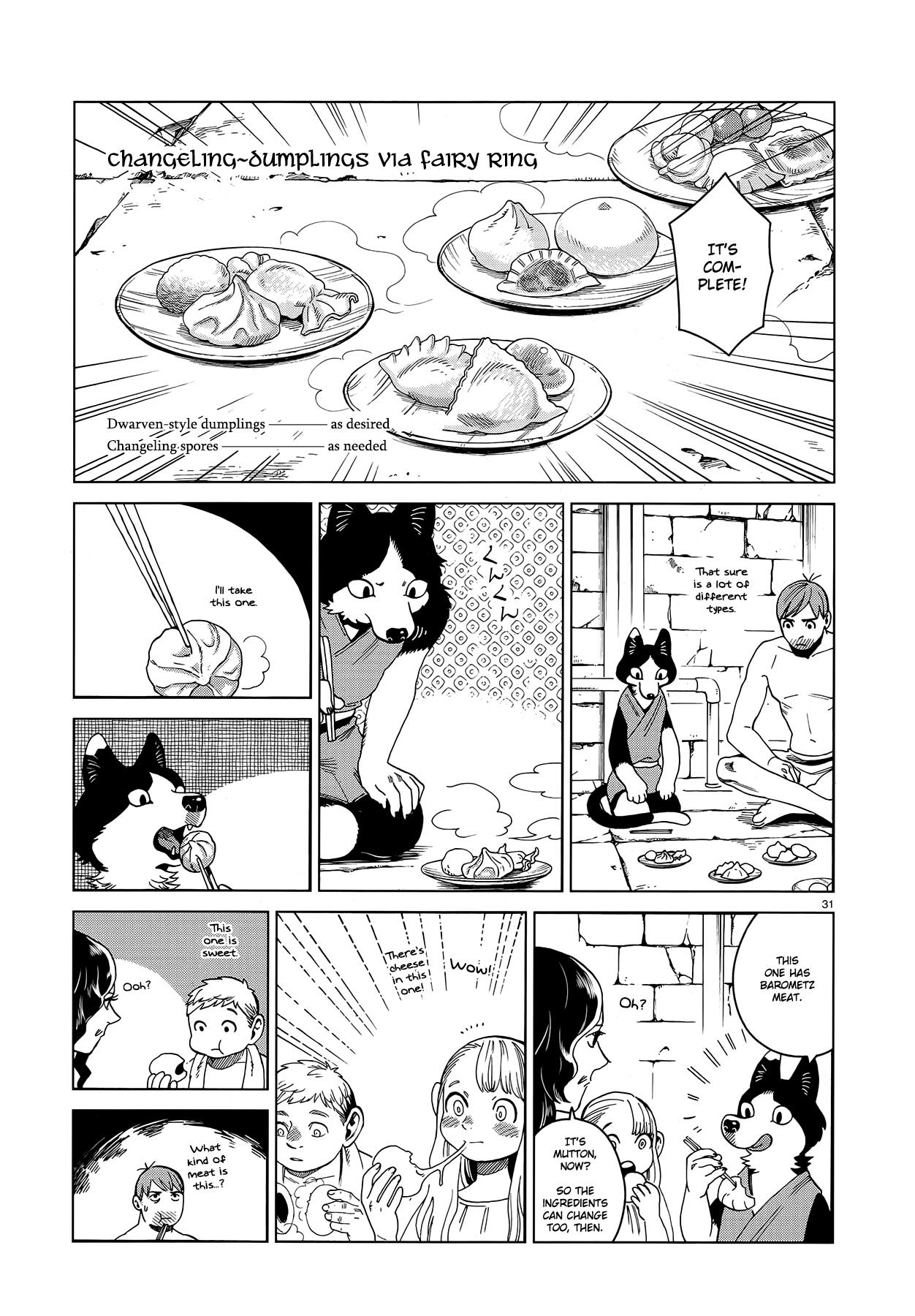 Dungeon Meshi Chapter 51: Dumplings Ii page 31 - Mangakakalot