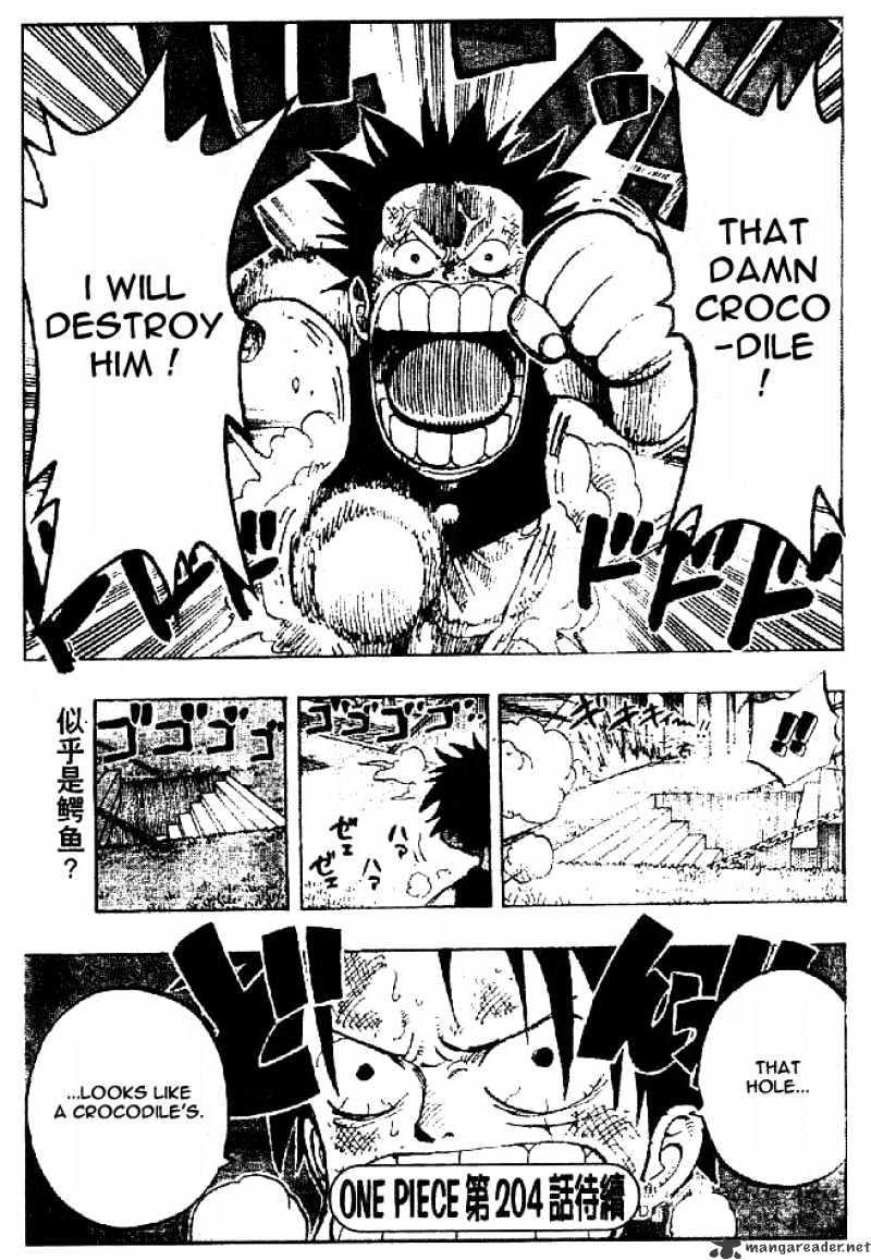 One Piece Chapter 203 : Like A Crocodile S page 19 - Mangakakalot