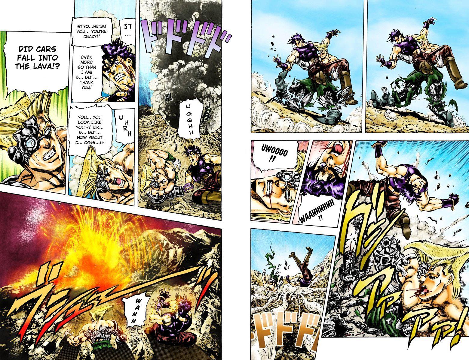 Jojo's Bizarre Adventure Vol.12 Chapter 111 : The Man Who Became A God (Official Color Scans) page 4 - 