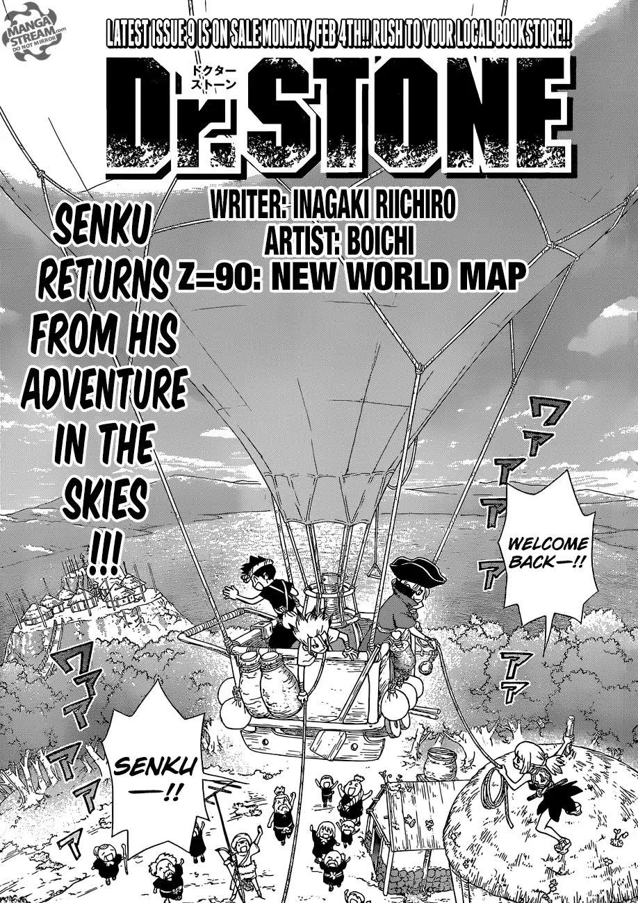 Read Dr. Stone Chapter 90: New World Map on Mangakakalot