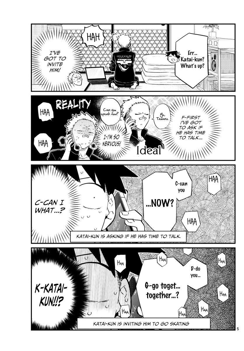 Komi-San Wa Komyushou Desu Vol.7 Chapter 95: Ice Skating page 5 - Mangakakalot
