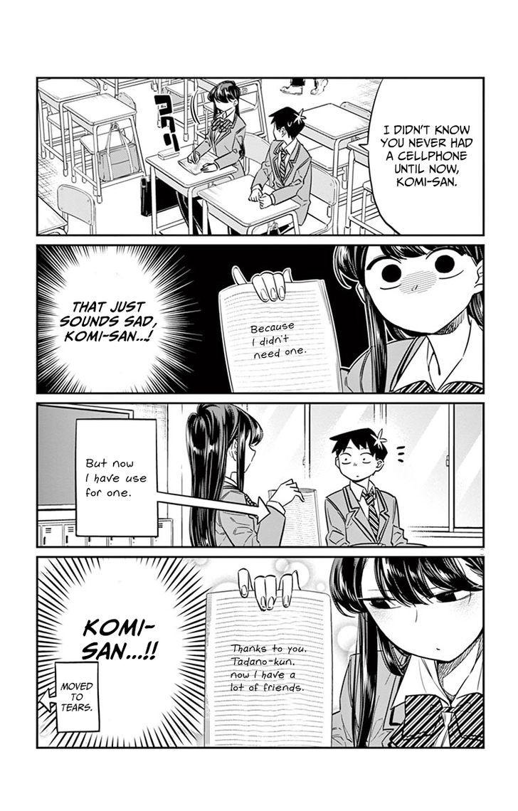 Komi-San Wa Komyushou Desu Vol.1 Chapter 16: A Cellphone page 3 - Mangakakalot