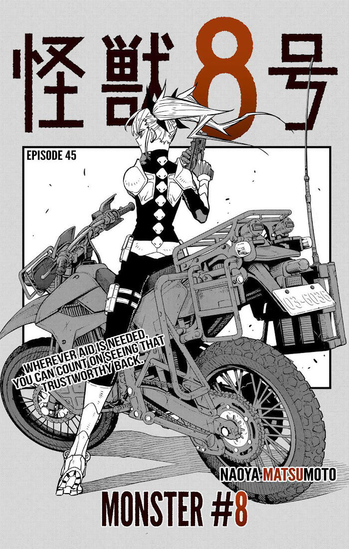 Kaiju No. 8 Chapter 45 page 1 - Mangakakalot