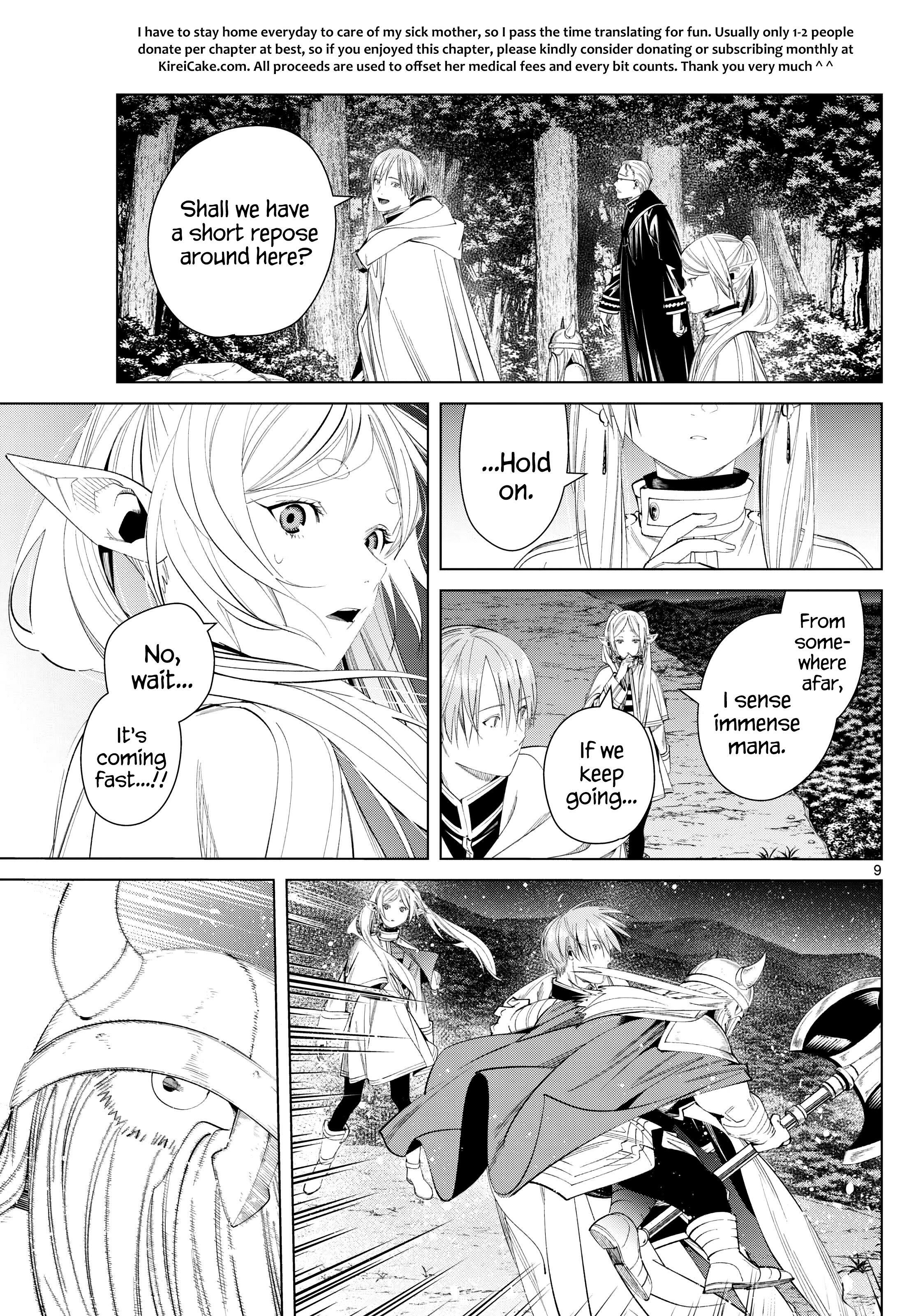 Sousou No Frieren Chapter 117: Miraculous Illusion page 9 - Mangakakalot