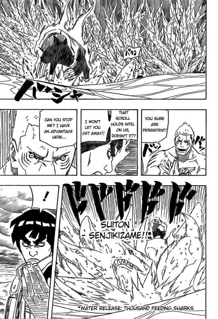 Vol.54 Chapter 506 – Guy vs. Kisame!! | 11 page