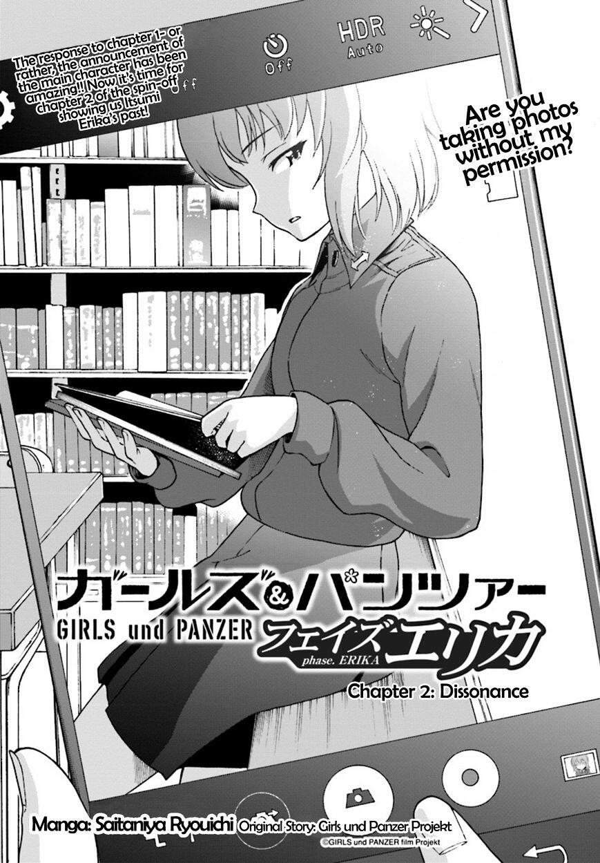 Read Girls Und Panzer Phase Erika Chapter 2 Dissonance On Mangakakalot