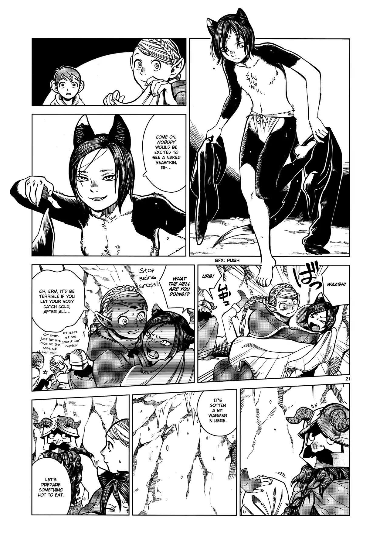 Dungeon Meshi Chapter 43: Ice Golem page 21 - Mangakakalot