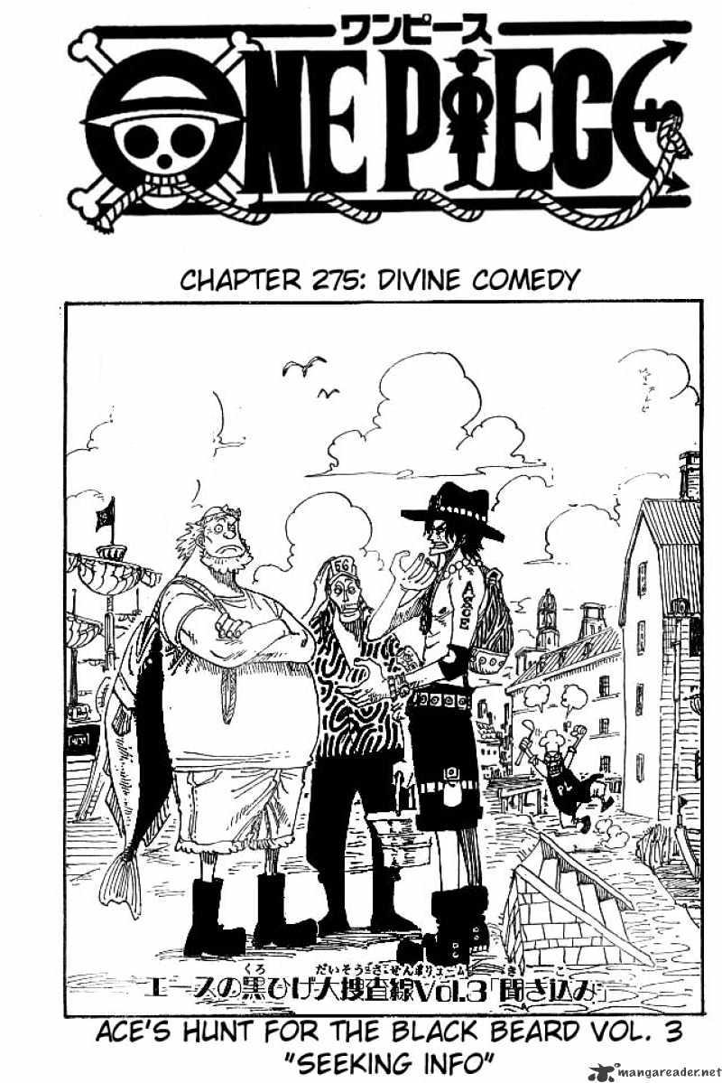 One Piece Chapter 275 : Divine Comedy page 1 - Mangakakalot