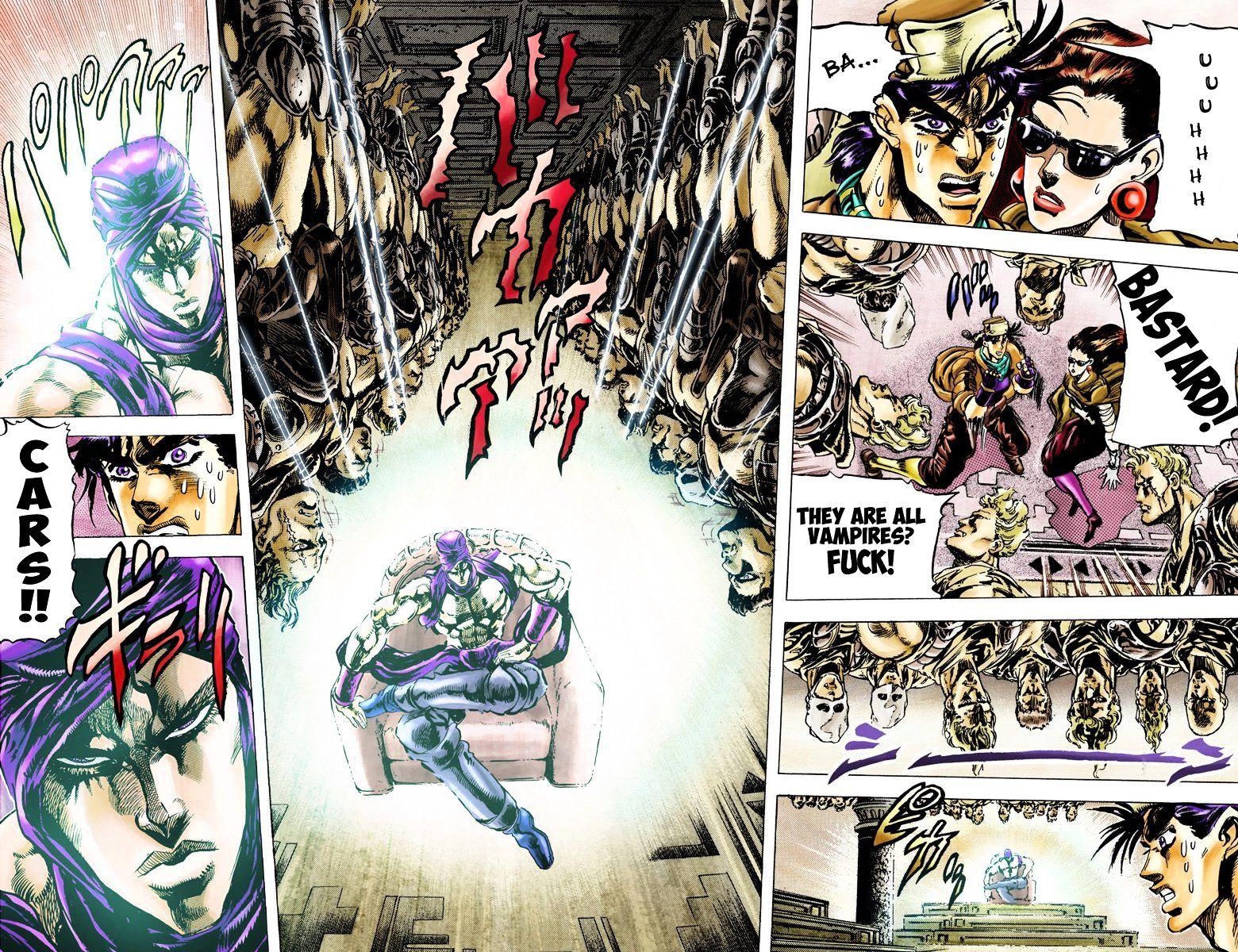 Jojo's Bizarre Adventure Vol.10 Chapter 95 : The One Hundred Vs Two Strategy (Official Color Scans) page 5 - 