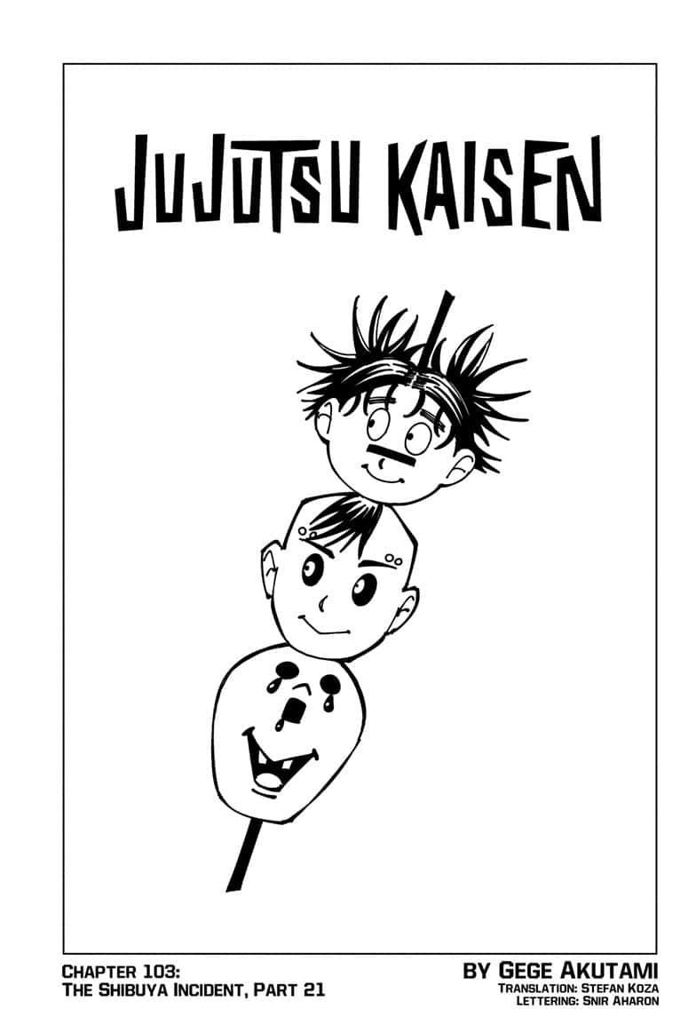 Jujutsu Kaisen Chapter 103 page 1 - Mangakakalot