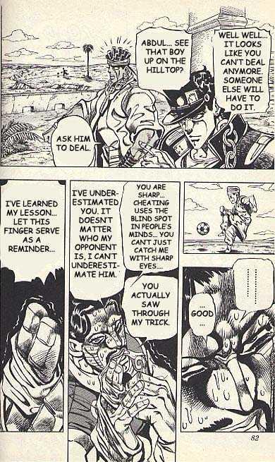 Jojo's Bizarre Adventure Vol.23 Chapter 214 : D'arby The Gambler Pt.4 page 13 - 