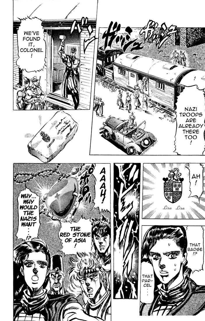 Jojo's Bizarre Adventure Vol.9 Chapter 84 : The Mysterious Nazi Officer page 6 - 