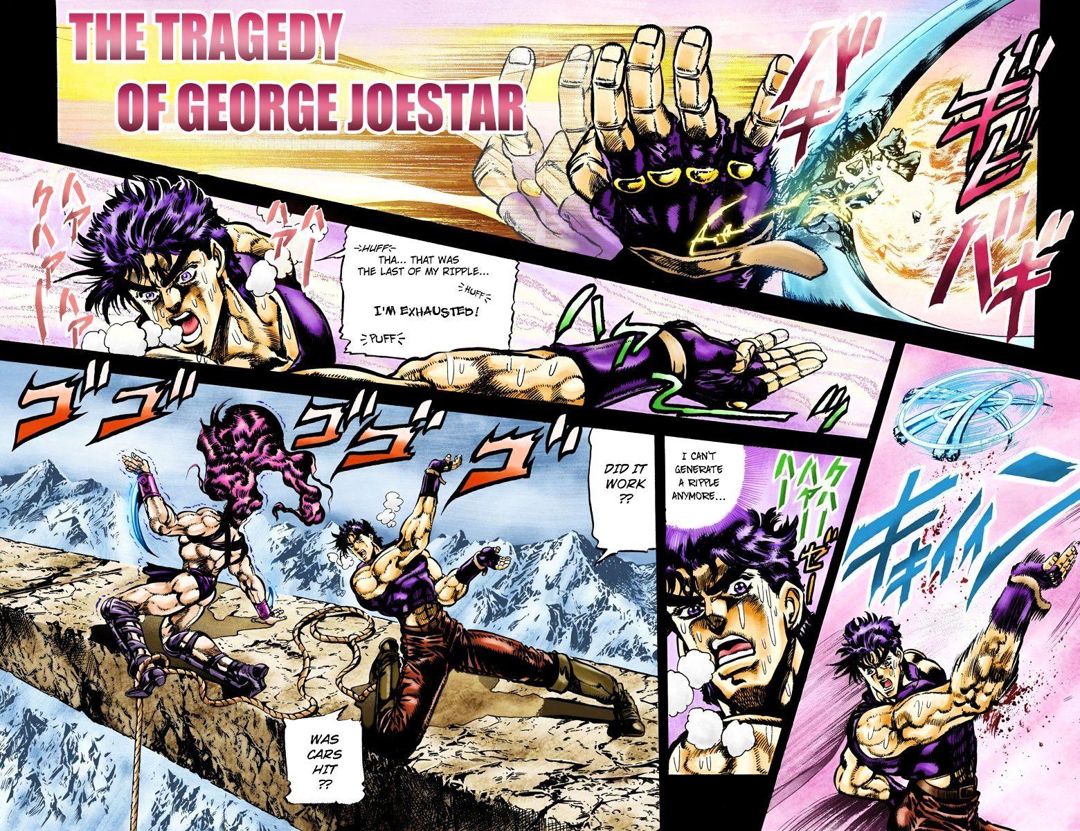 Jojo's Bizarre Adventure Vol.12 Chapter 108 : The Tragedy Of George Joestar (Official Color Scans) page 1 - 
