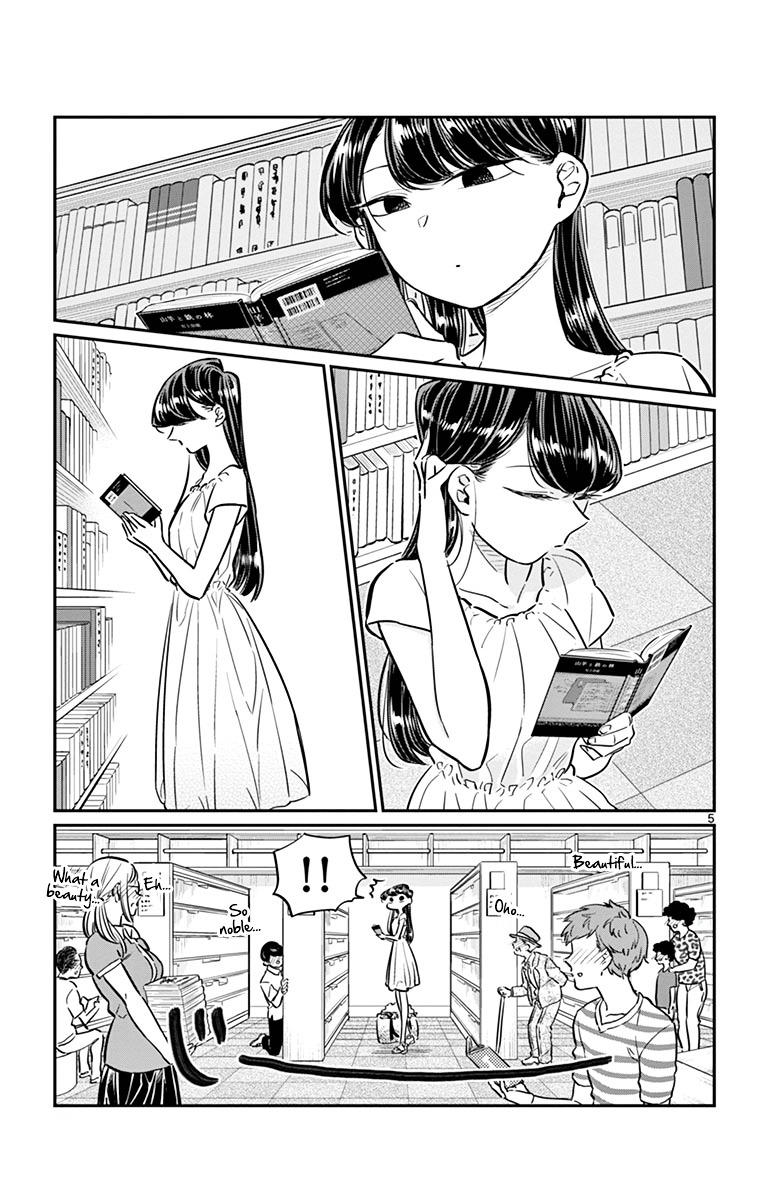 Komi-San Wa Komyushou Desu Vol.3 Chapter 41: Library page 5 - Mangakakalot
