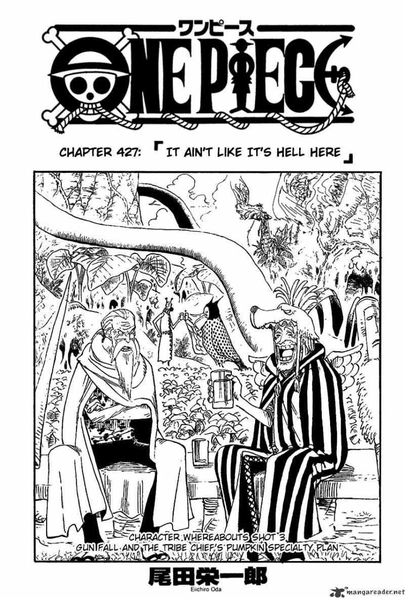 One Piece Chapter 427 : It Ain T Like It S Hell Here page 1 - Mangakakalot