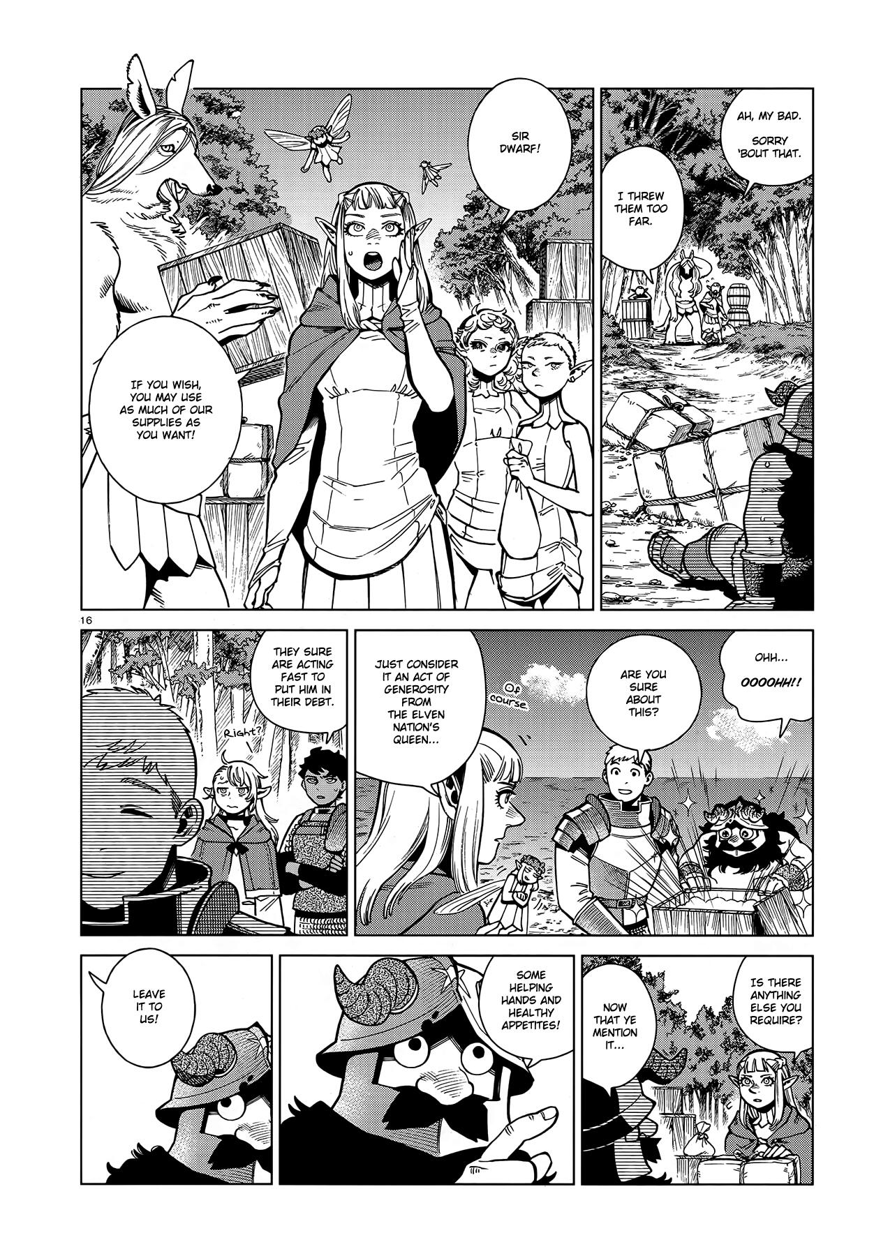 Dungeon Meshi Chapter 93: Falin I page 16 - Mangakakalot