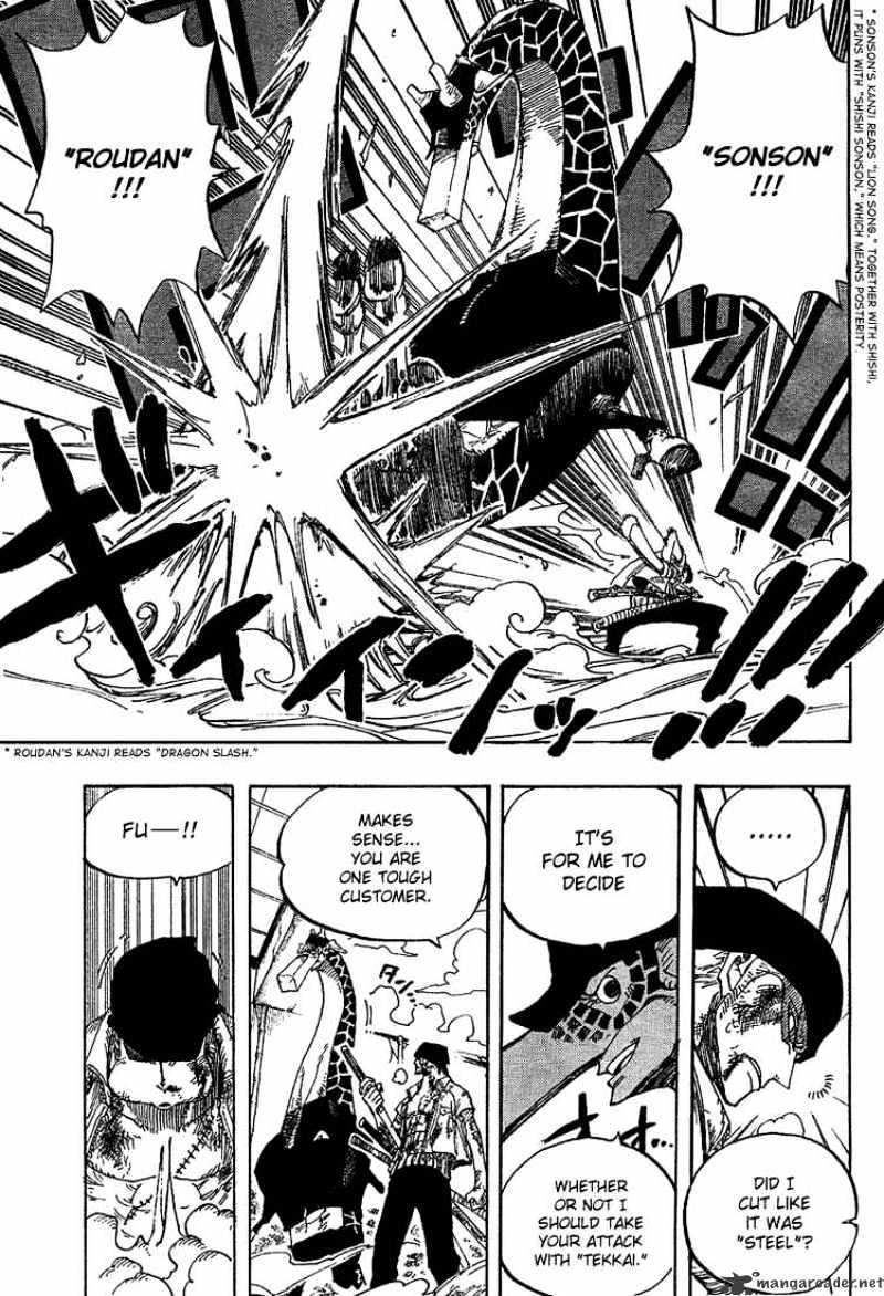 One Piece Chapter 416 : Zoro Vs Kaku page 17 - Mangakakalot