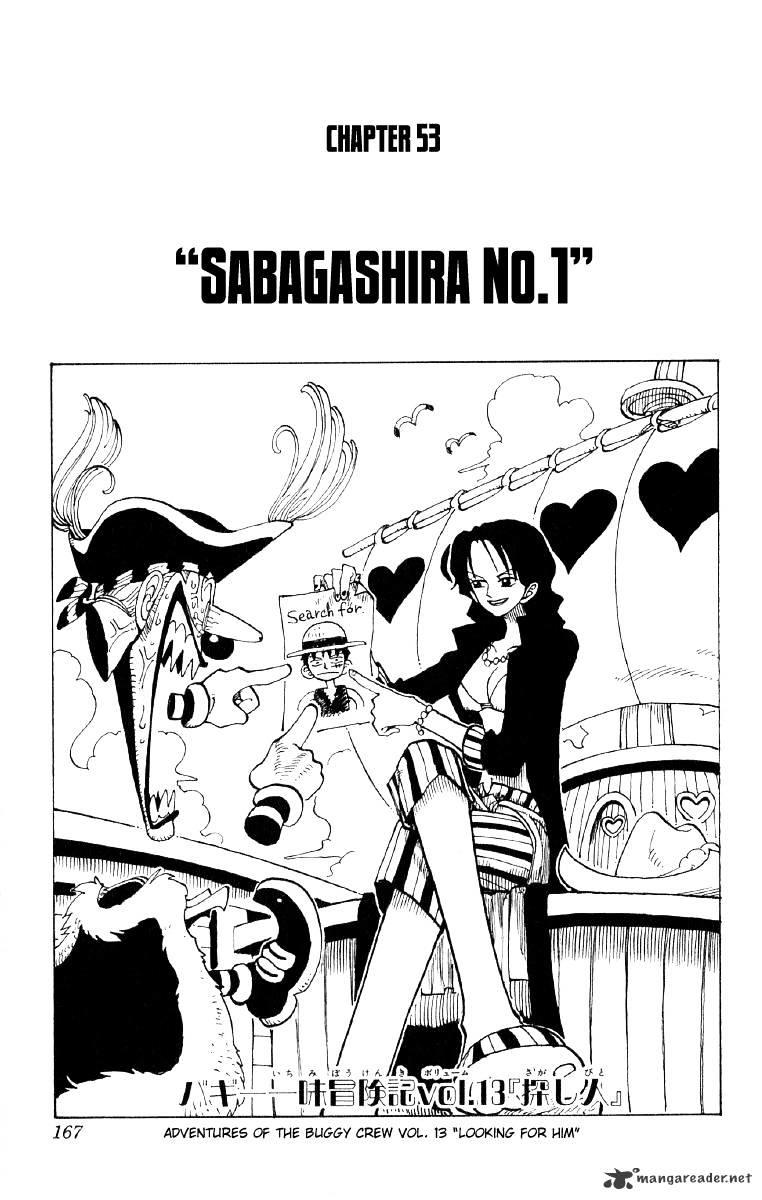 One Piece Chapter 53 : Tiny Fish No 1 page 1 - Mangakakalot