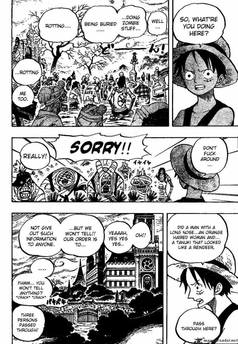One Piece Chapter 448 : Moria page 15 - Mangakakalot
