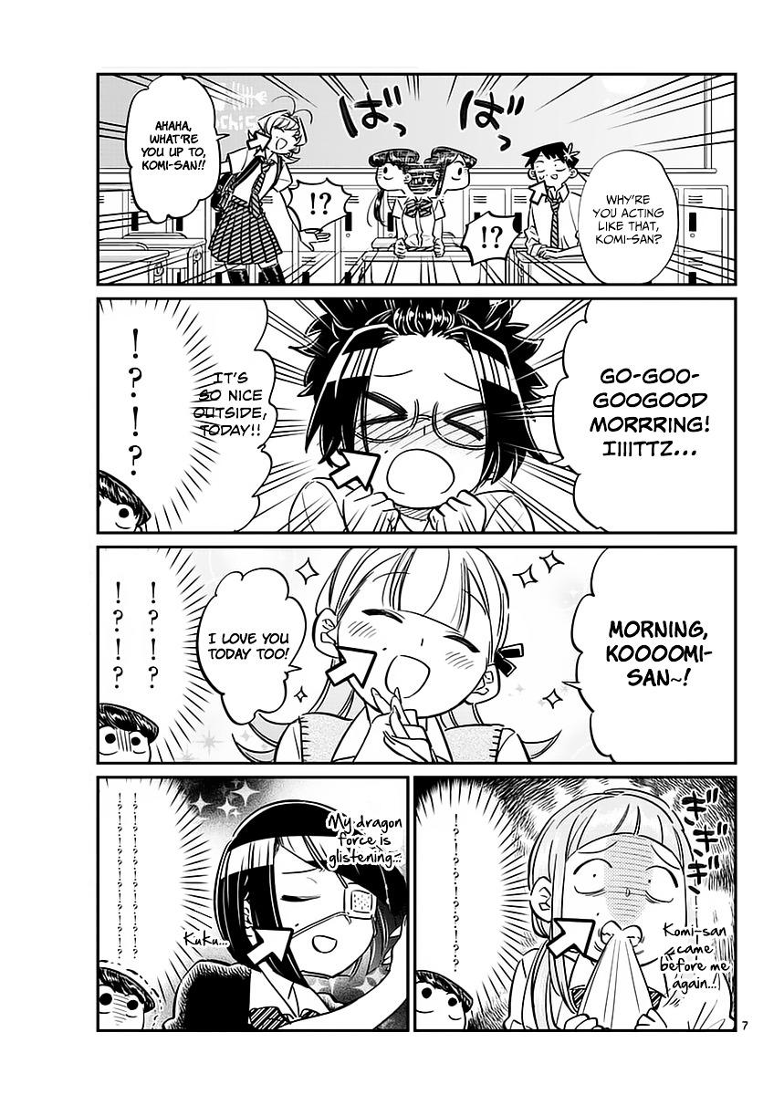 Komi-San Wa Komyushou Desu Vol.4 Chapter 52: There Is Something In Your Face...desu page 7 - Mangakakalot