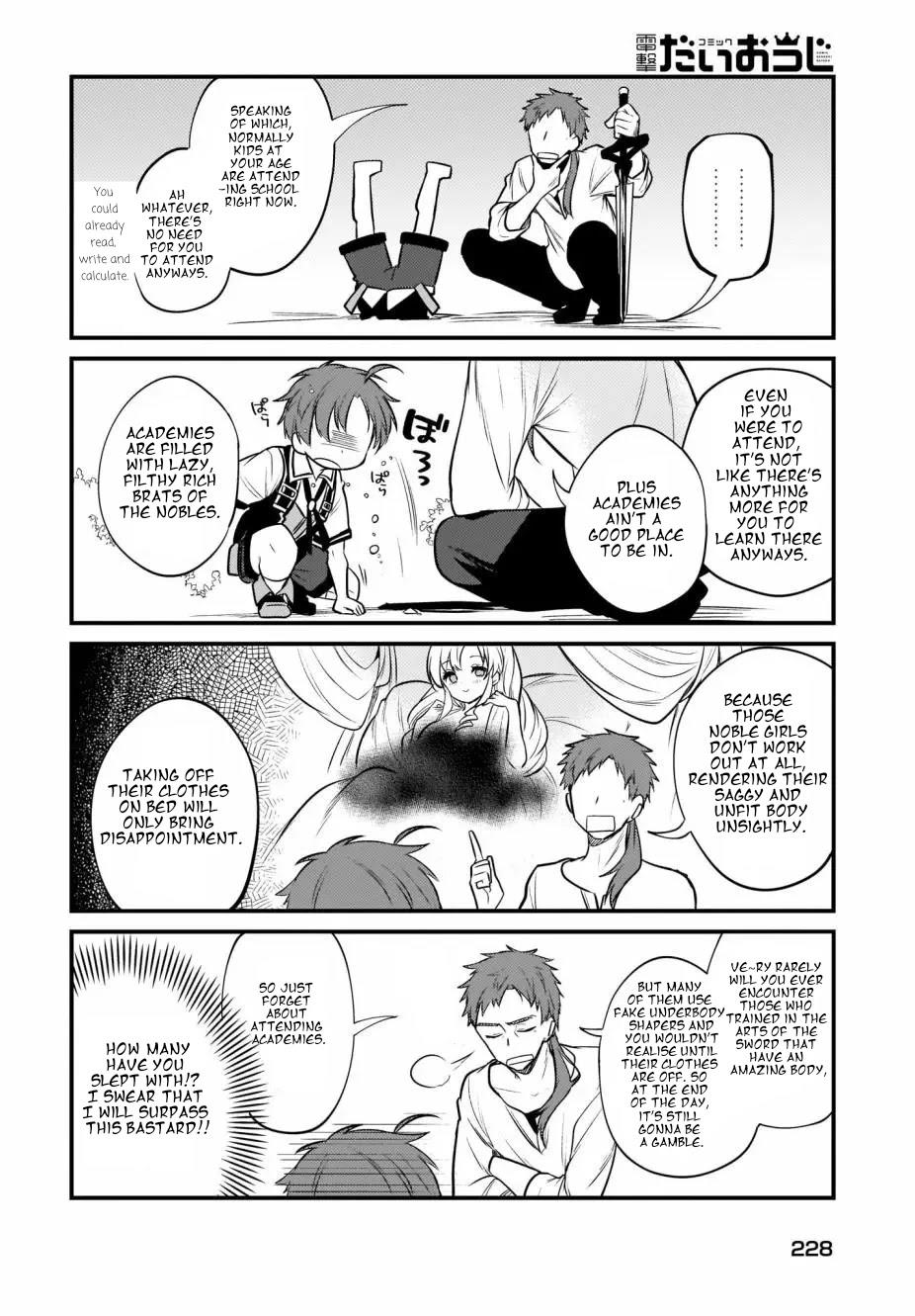 MUSHOKU TENSEI: EVEN IF IT'S A 4-KOMA, I'LL GET SERIOUS chapter-6 Page 4