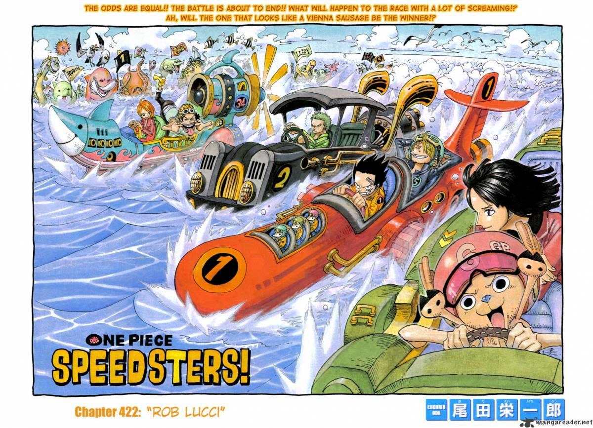 One Piece Chapter 422 : Rob Lucci page 1 - Mangakakalot