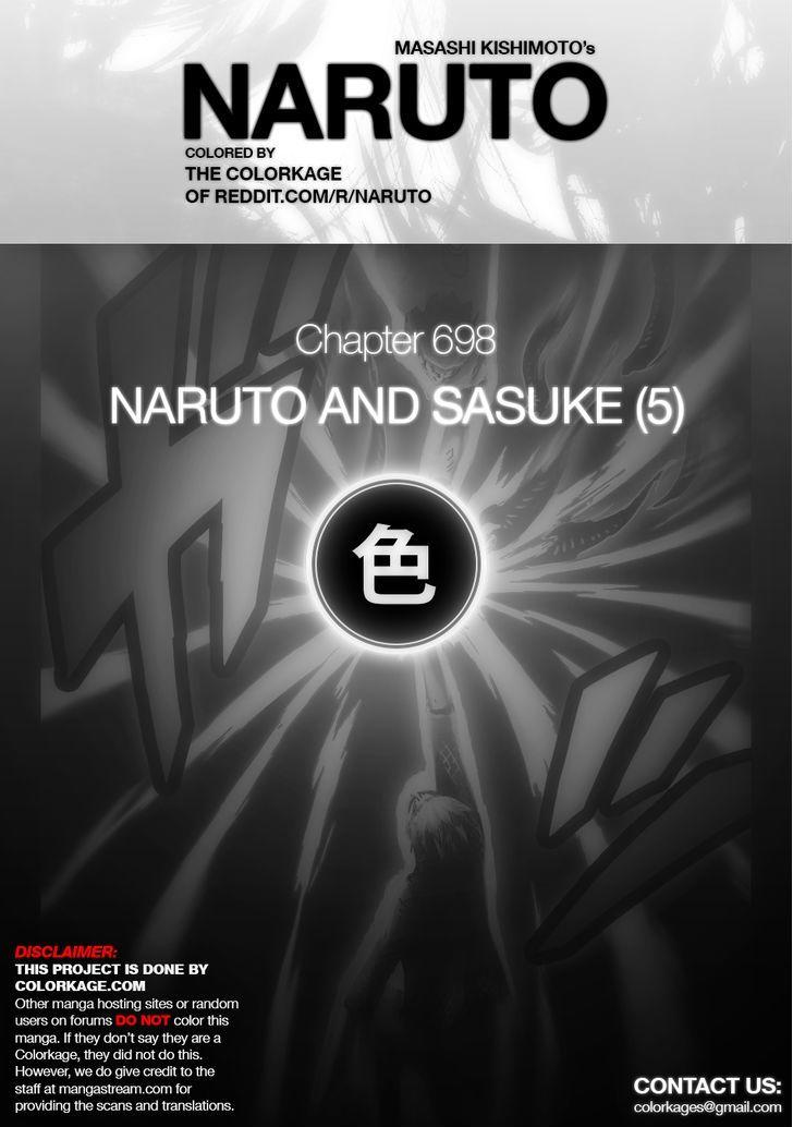 Naruto Vol.72 Chapter 698.1 : Naruto And Sasuke (5)  