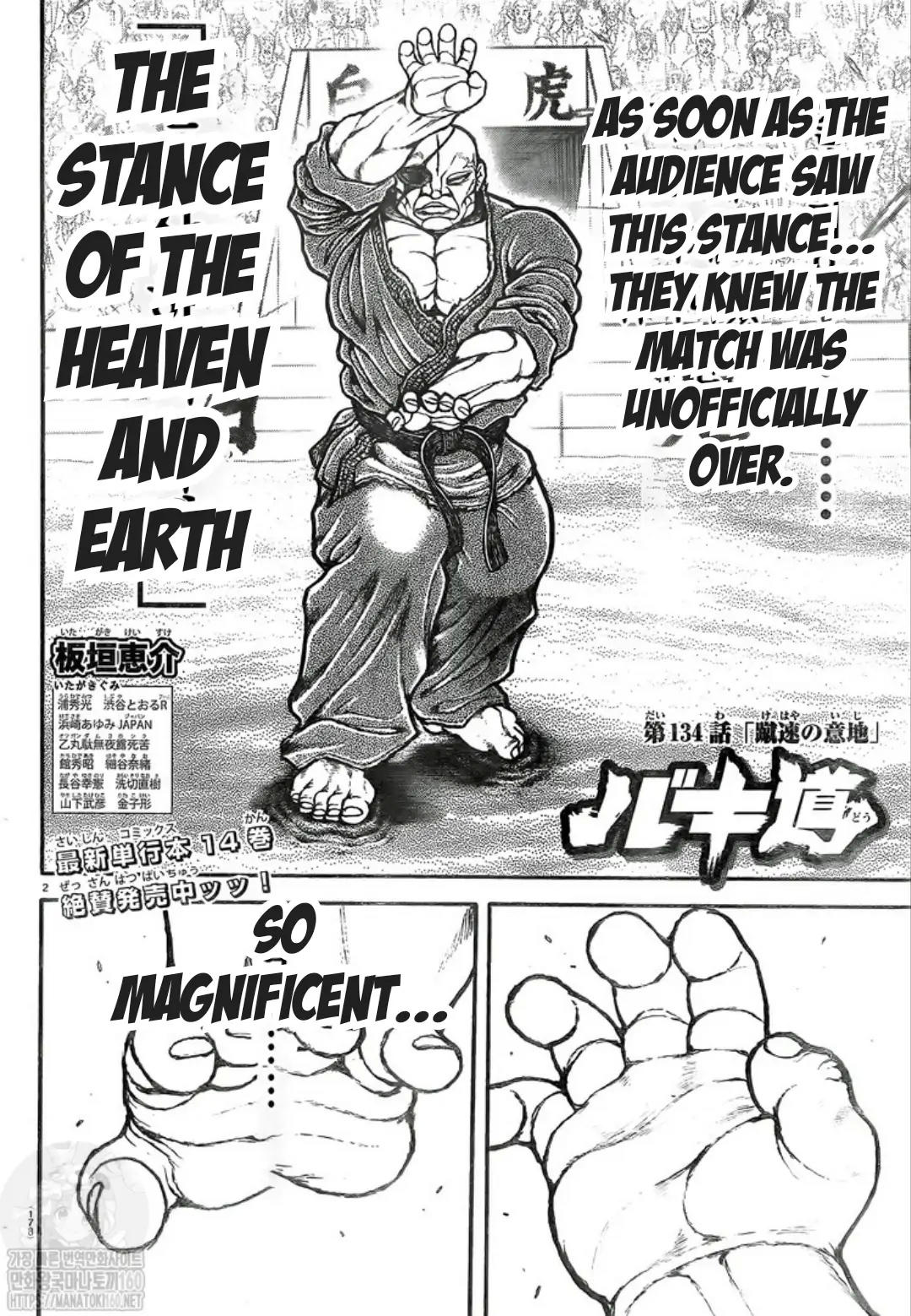 Baki-Dou (2018), Chapter 116 : That Stance - Baki Dou Manga Online