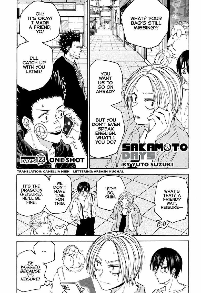 Sakamoto Days Chapter 123 page 1 - Mangakakalot