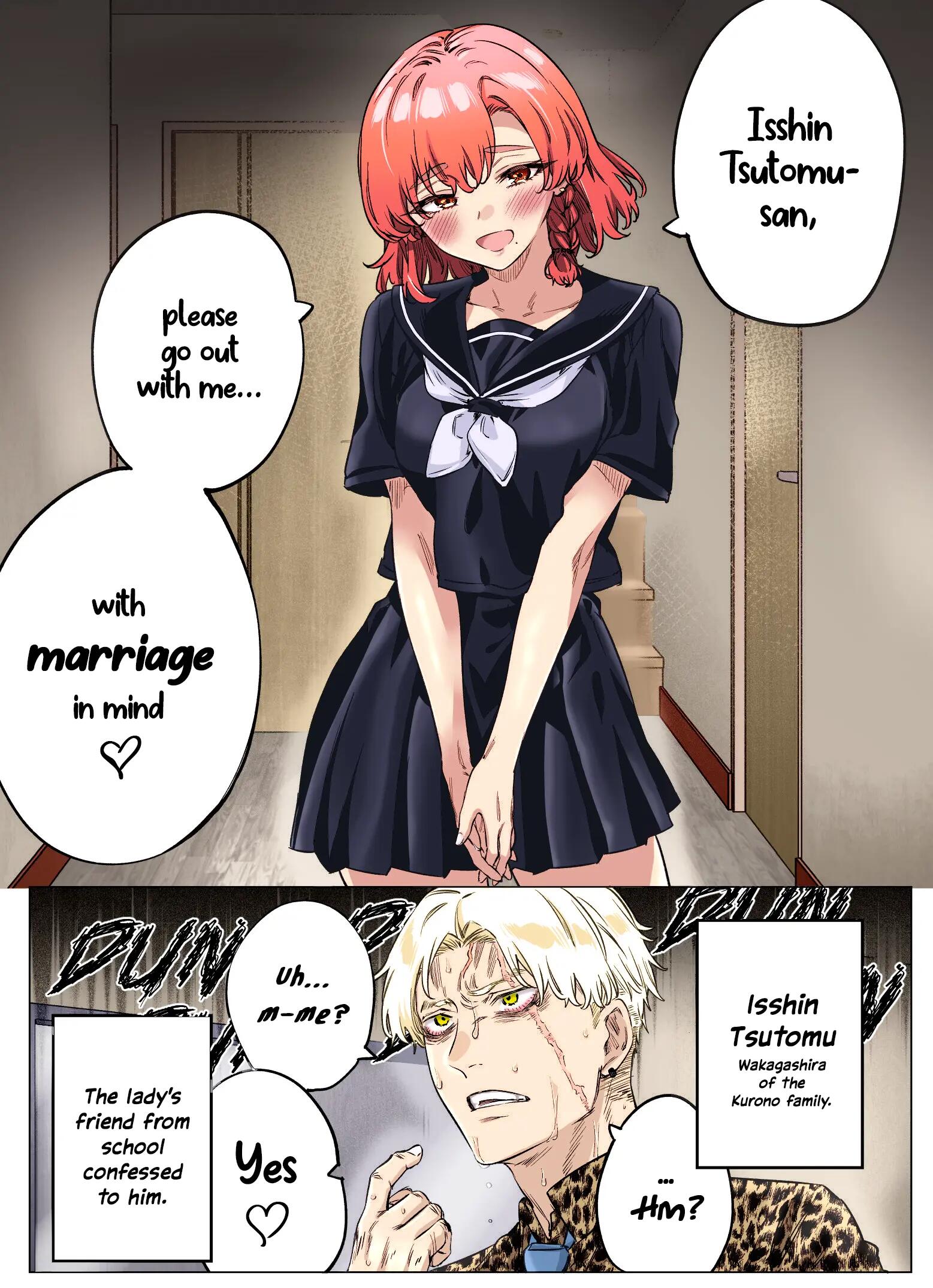 I Thought She Was A Yandere, But Apparently She’S Even Worse-Chapter 76: A Wakagashira Who Got Proposed To.