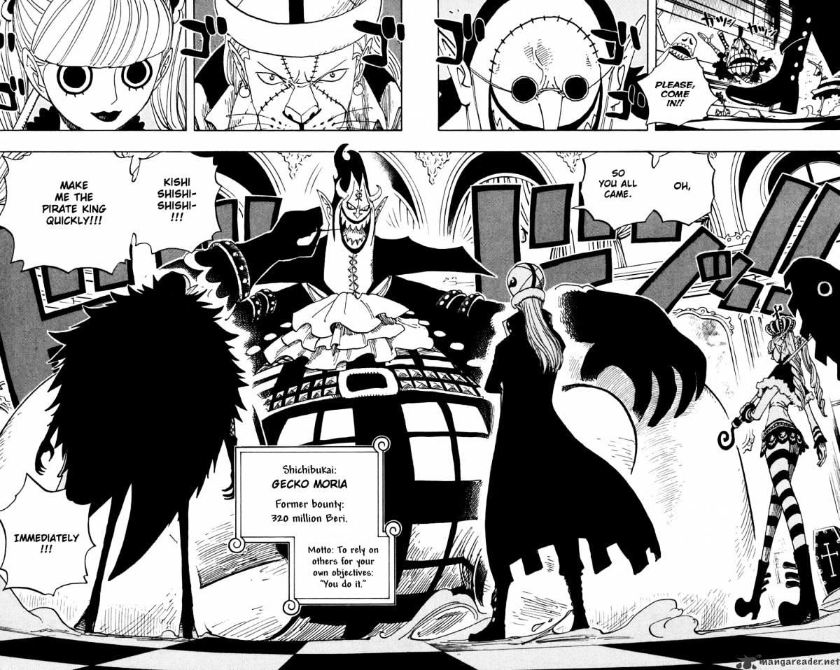 One Piece Chapter 455 : King Of The Depths The Shichibukai Gecko Moria page 12 - Mangakakalot