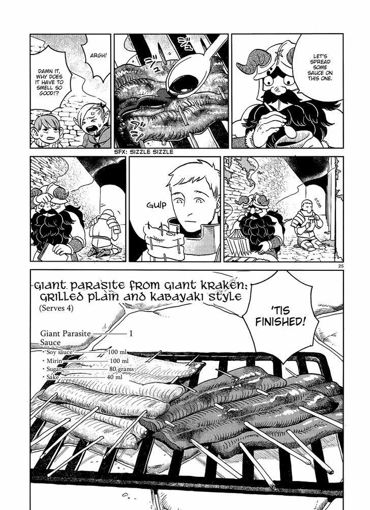 Dungeon Meshi Chapter 16 : Kabayaki page 25 - Mangakakalot