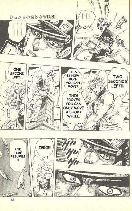 Jojo's Bizarre Adventure Vol.28 Chapter 258 : Dio's World Pt.12 page 18 - 