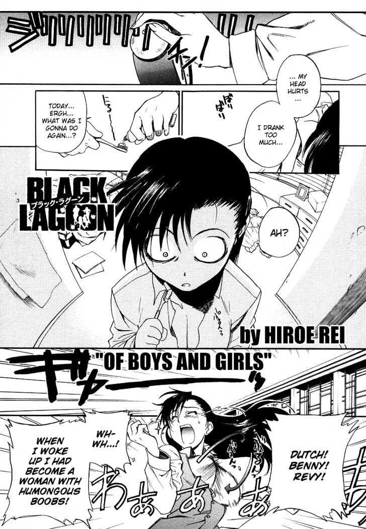 Read Black Lagoon Vol 4 Chapter 29 1 Omake Of Boys And Girls On Mangakakalot