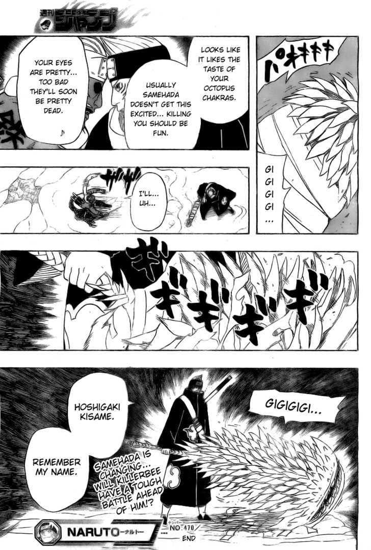 Vol.50 Chapter 470 – Killer B vs. Kisame!! | 17 page
